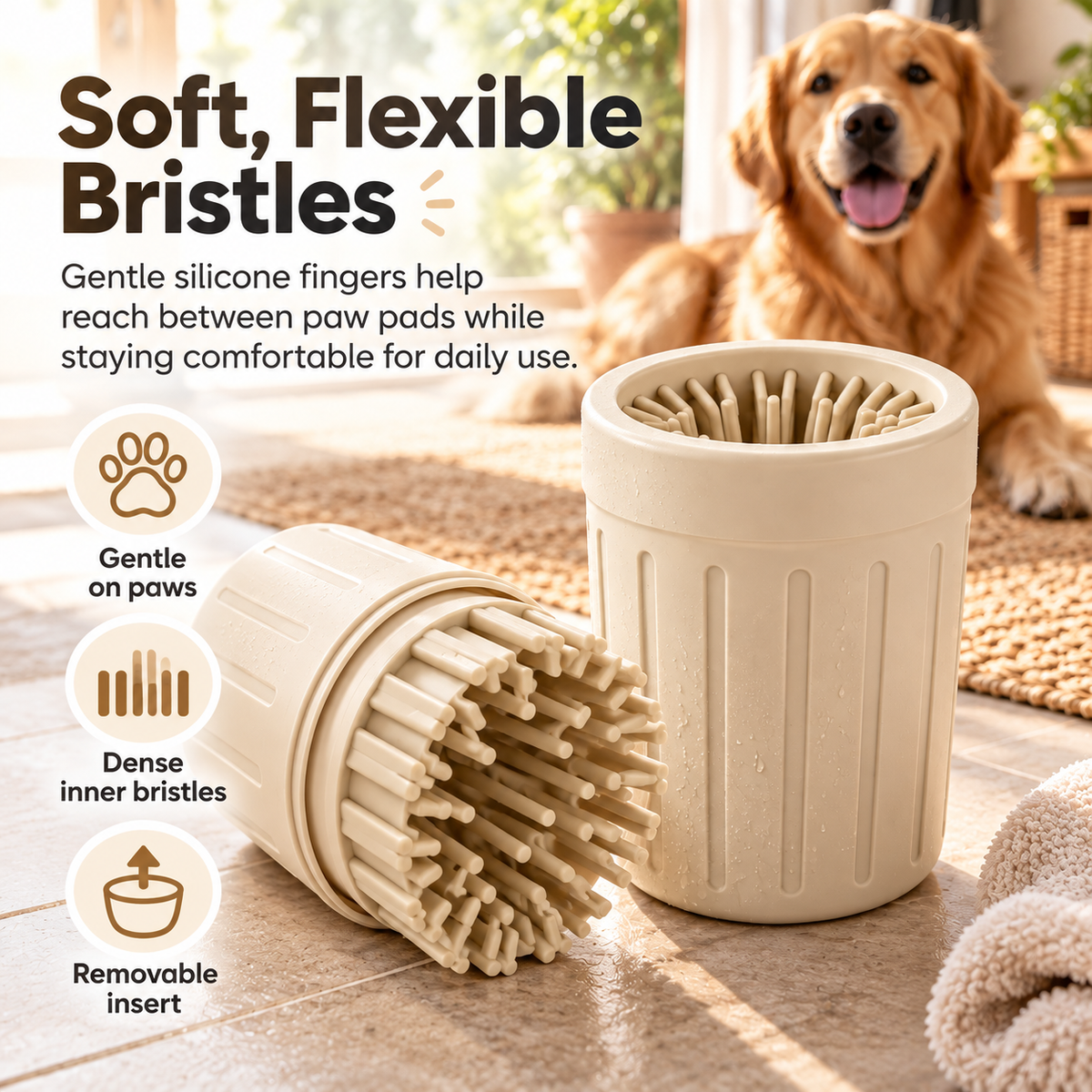 swewt®Portable Silicone Paw Cleaner Cup