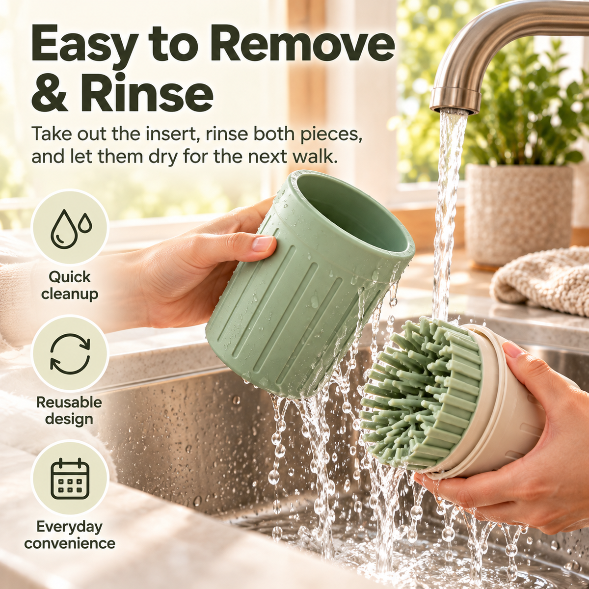 swewt®Portable Silicone Paw Cleaner Cup