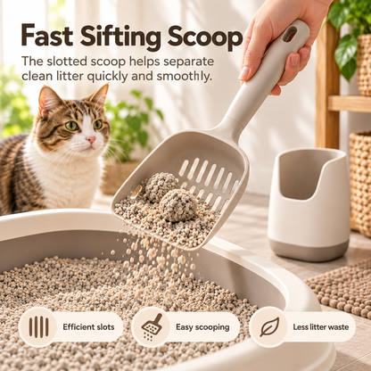 swewt®Modern Cat Litter Scoop Holder Set