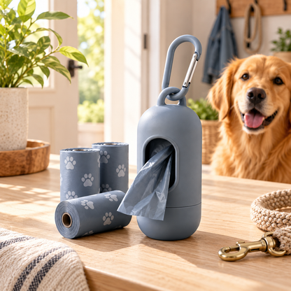 swewt®Portable Dog Waste Bag Dispenser with Carabiner Clip