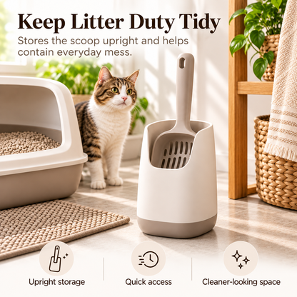 swewt®Modern Cat Litter Scoop Holder Set